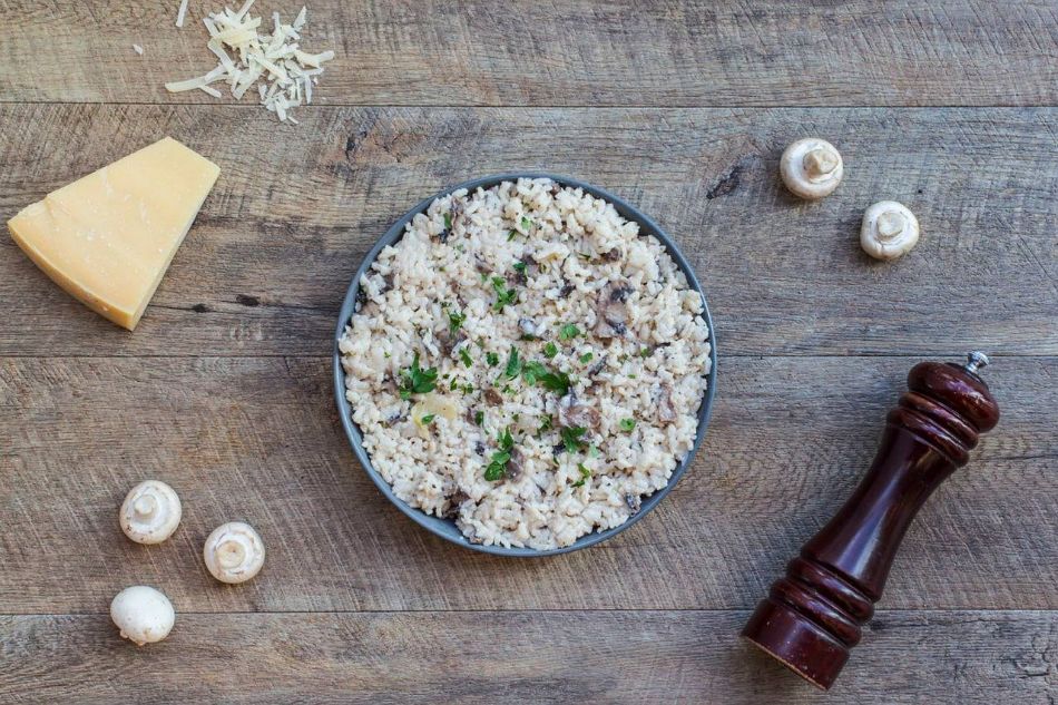 Risotto ai funghi: un'esplosione di sapori del bosco !